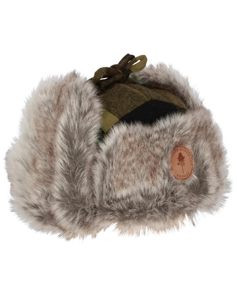 Pinewood® Classic Checked fur Hat