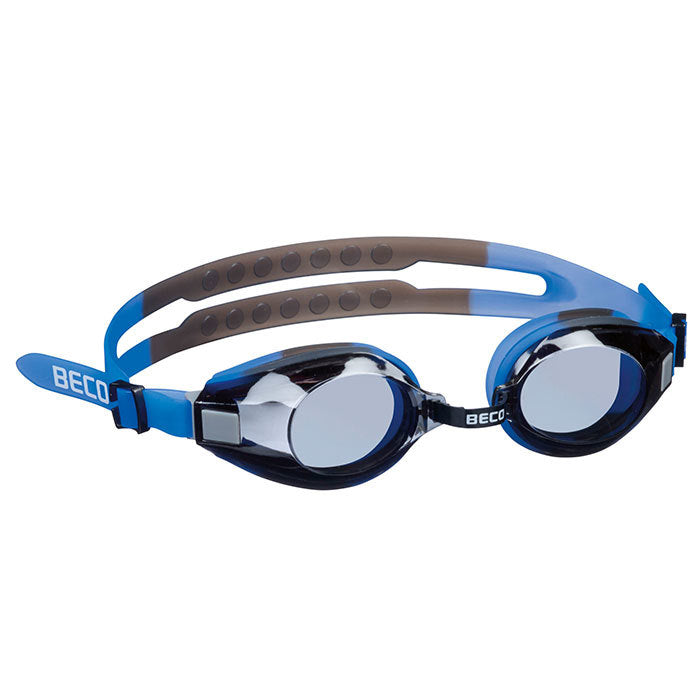 Profischwimmbrille, "Arica", blau/grau