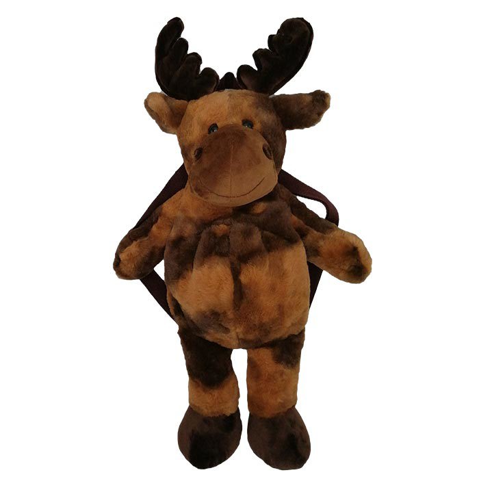 Kinder Plüsch-Rucksack Hirsch