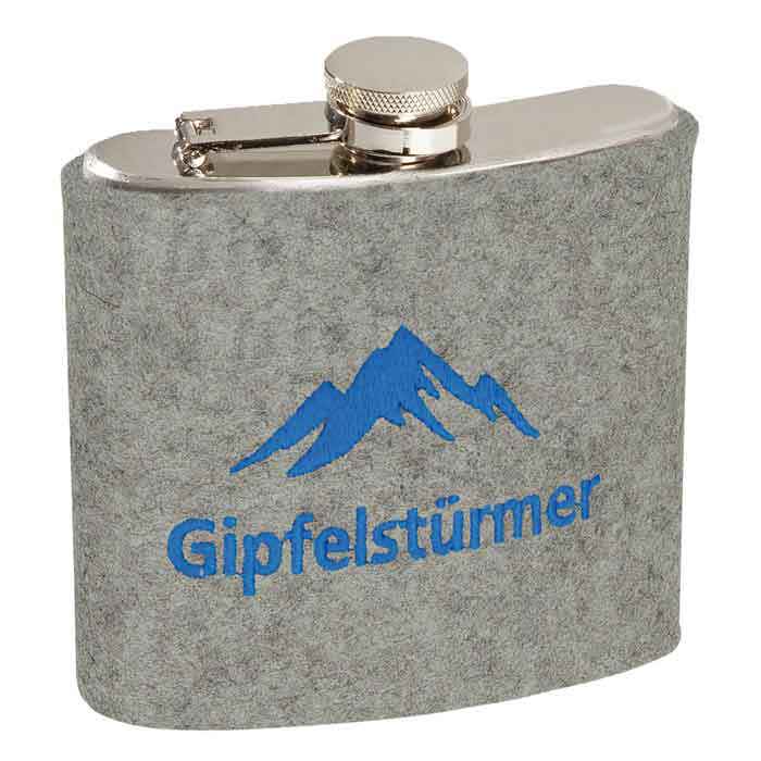 Flachmann Gipfelstürmer Filz 180ml