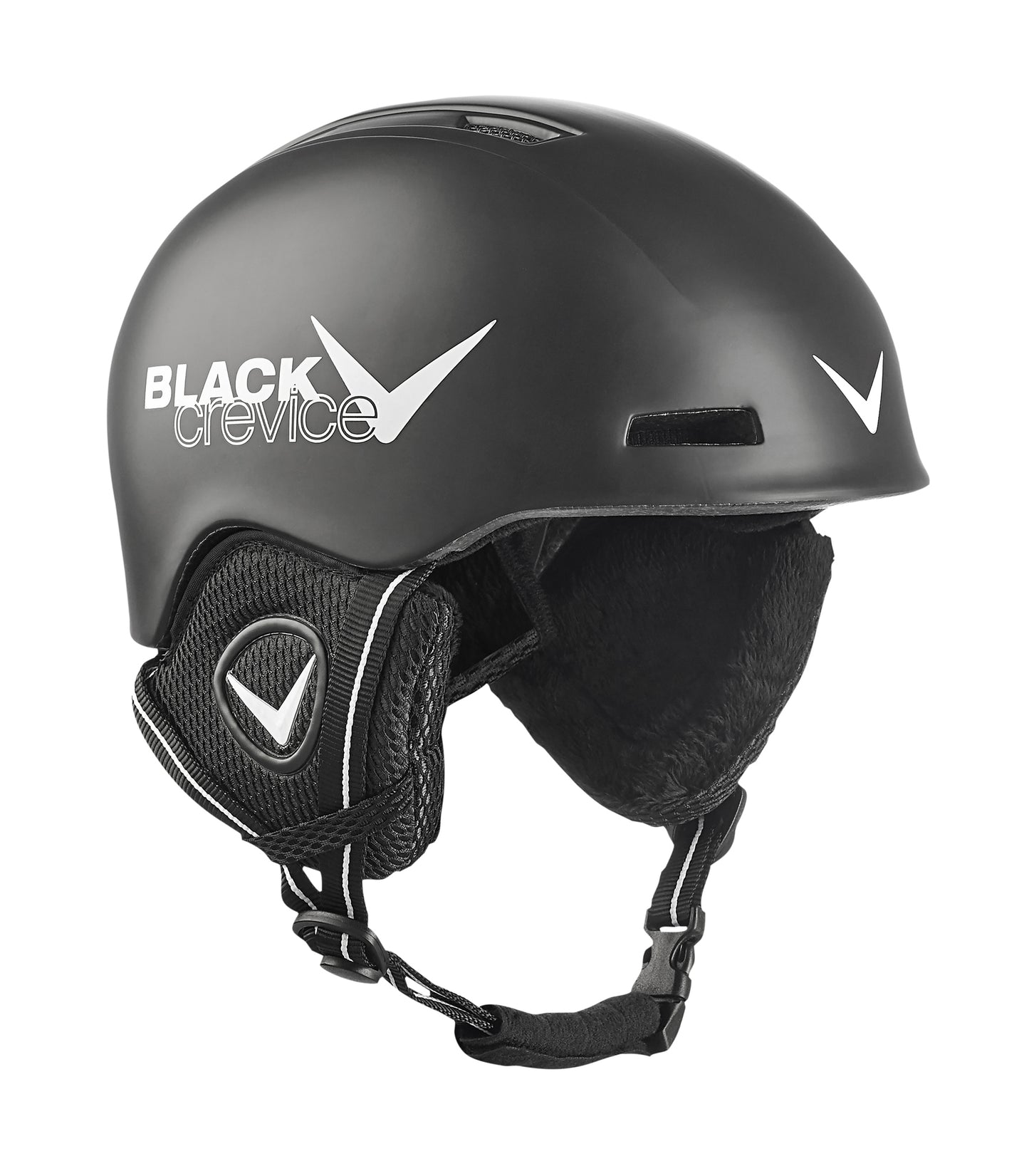 Black Crevice Kinder Skihelm Stubai, schwarz, 52-54 cm