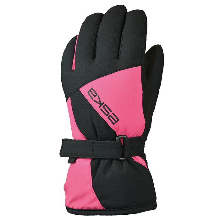 Fauster LEXOR MITT, black fuchsia purple, 8-10 Jahre