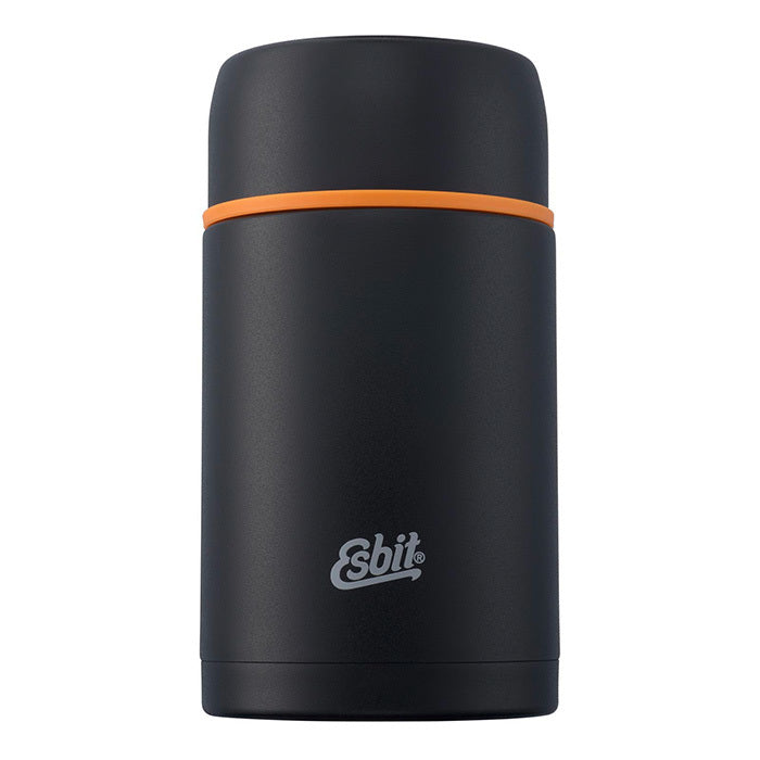 Edelstahl Thermobehälter "Food", 1L, Schwarz