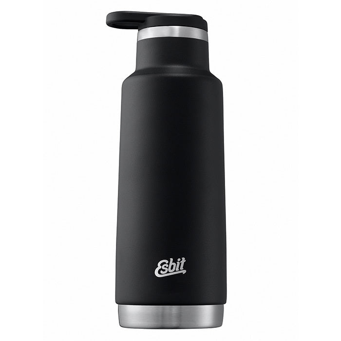 PICTOR Edelstahl Isolierflasche "Standard Mouth", 550ml, Schwarz