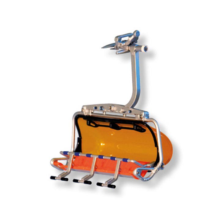6er Sessel mit Bubble orange
