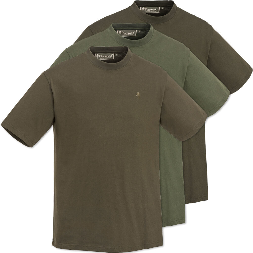 Pinewood® 3er-Pack T-Shirt Herren