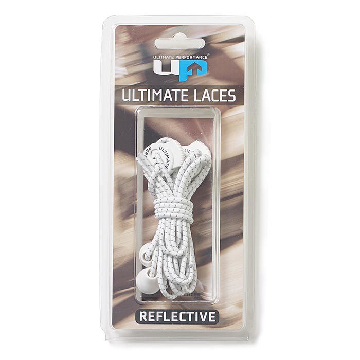 Reflective Elastic Laces 2 Pack, white