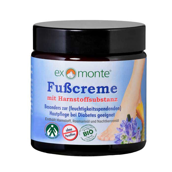 Fußcreme 100ml im Glas, paraffinfrei
