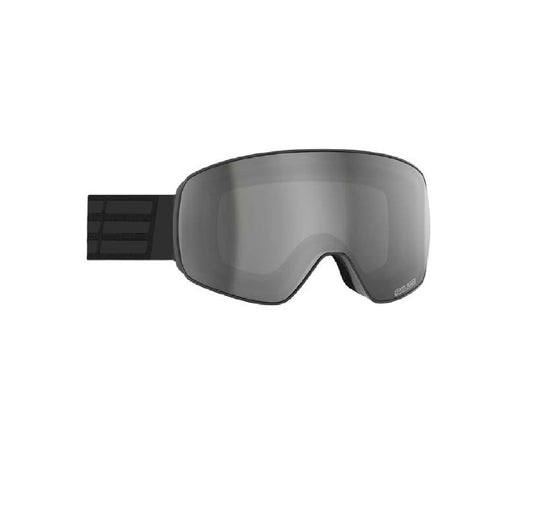Skibrille 108DARWF, black, rw silver