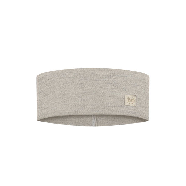 MERINO WIDE HEADBAND BUFF® SOLID CLOUD