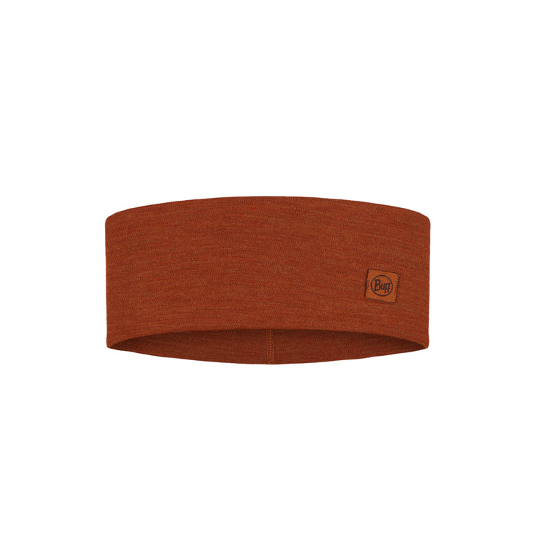 MERINO WIDE HEADBAND BUFF® SOLID CINNAMON