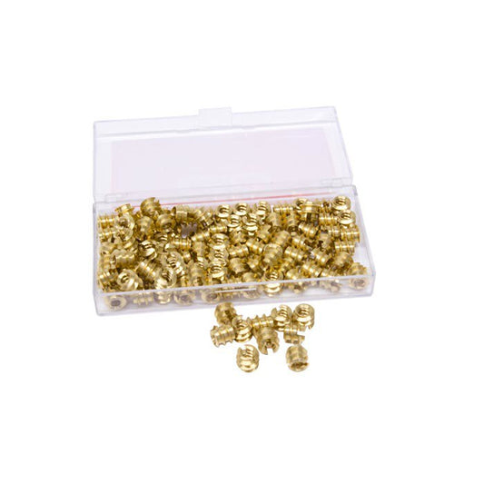 Eindreh-Messingeinsätze 11 mm, 100 Stk.