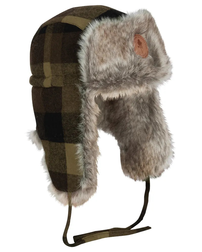Pinewood® Classic Checked fur Hat