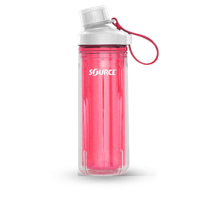 ECO-Tritan Double Wall 590ml, Berry red - Click Seal