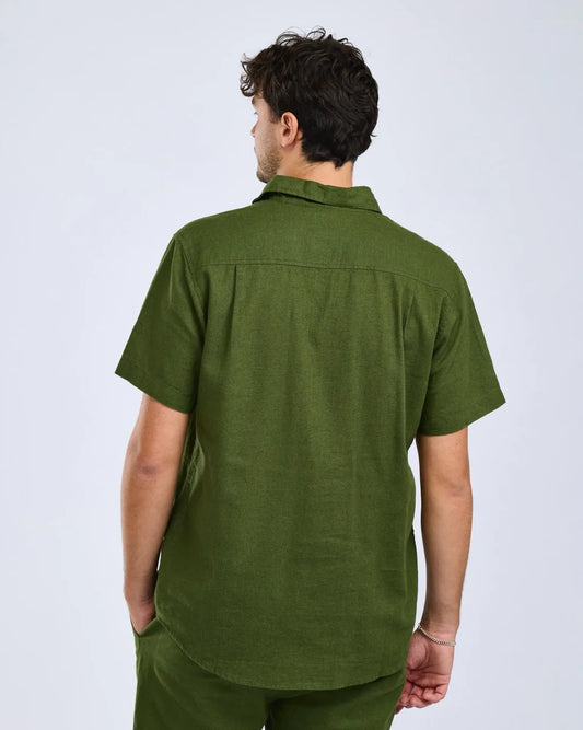 PINEWOOD Värnamo InsectSafe® Hemp Mix Herren Kurzarmhemd