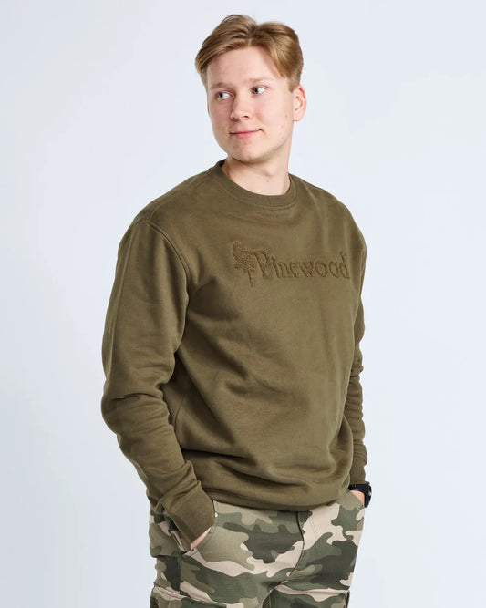 Pinewood Värnamo PW Logo Herren Sweater