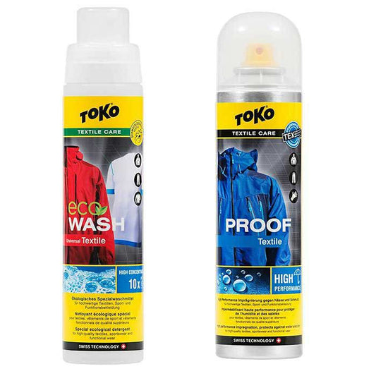 Duo-Pack Textile Proof & Eco Textile Wash 2x250ml