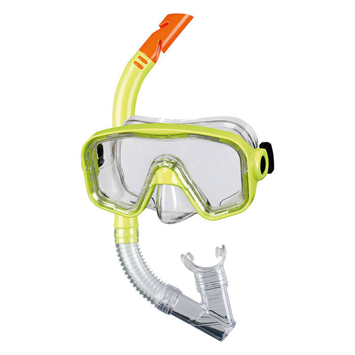 Masken/Schnorchel-Set KIDS 12+, gelb
