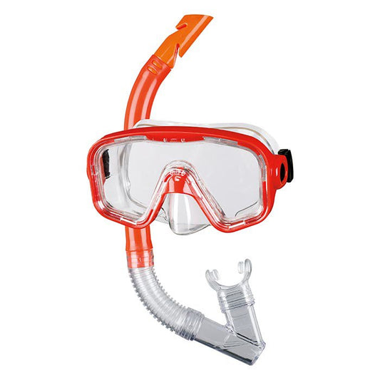Masken/Schnorchel-Set KIDS 12+, rot