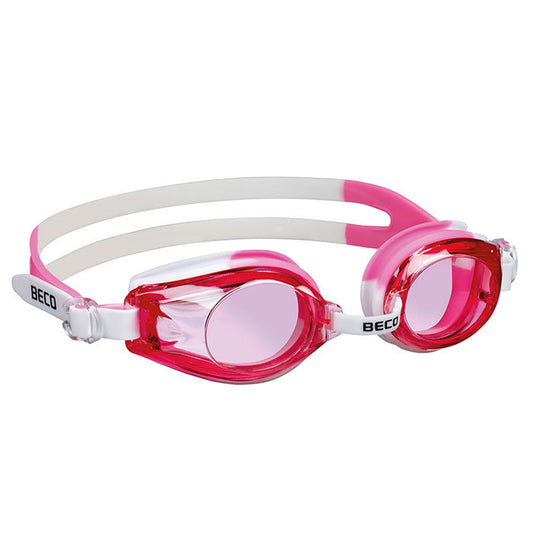Kinder-/Jugendschwimmbrille Rimini, weiß/pink