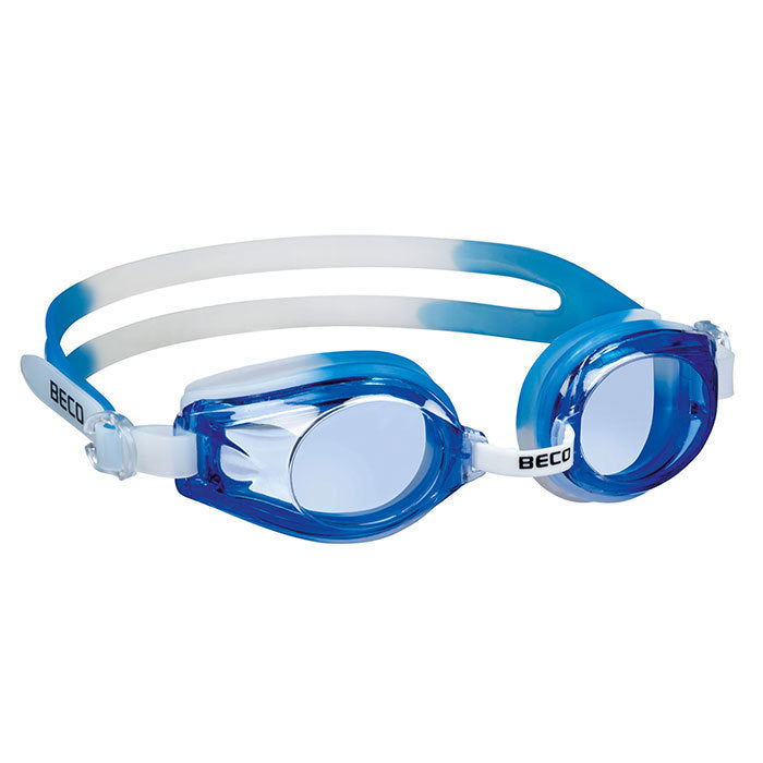 Kinder-/Jugendschwimmbrille Rimini, weiß/blau