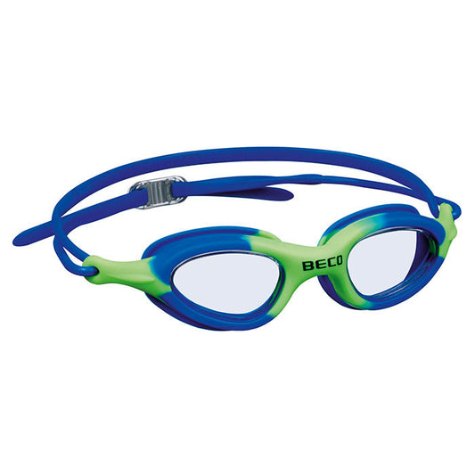 Jugendschwimmbrille "Biaritz", blau/grün