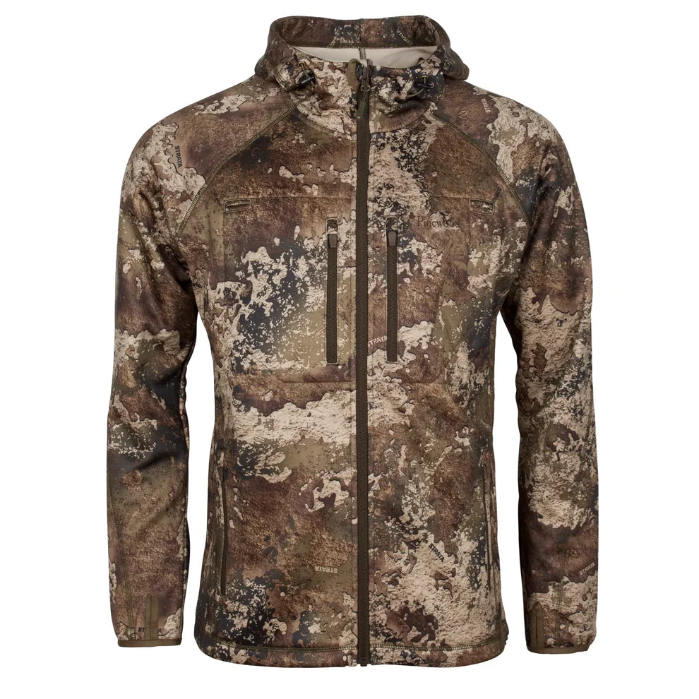 Pinewood® Furudal Active Camou Power Fleece Hoodie