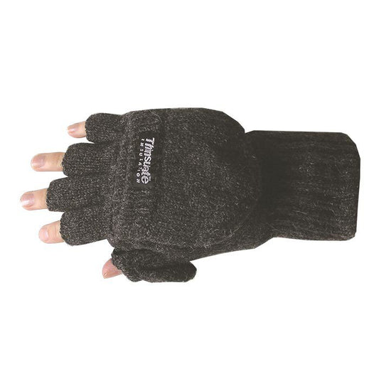 Handschuh Strick, schwarz, S