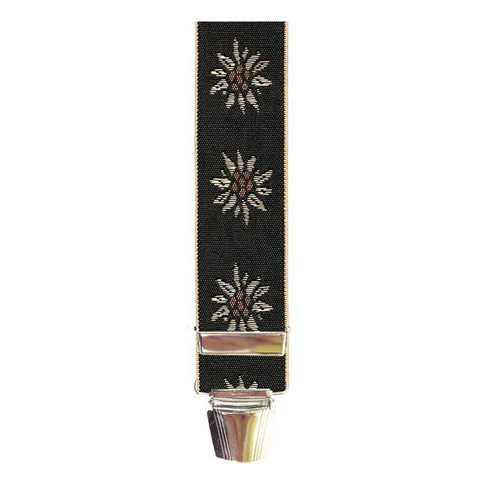 Hosenträger Edelweiß LUX Design (BT31E), olive, 120cm