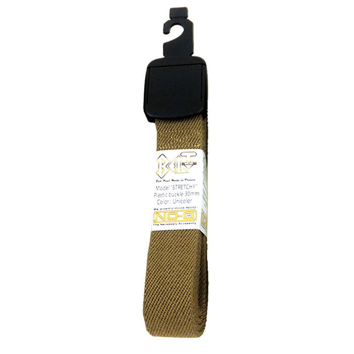 Gürtel Stretch mit Plastikschnalle (CE34), creme