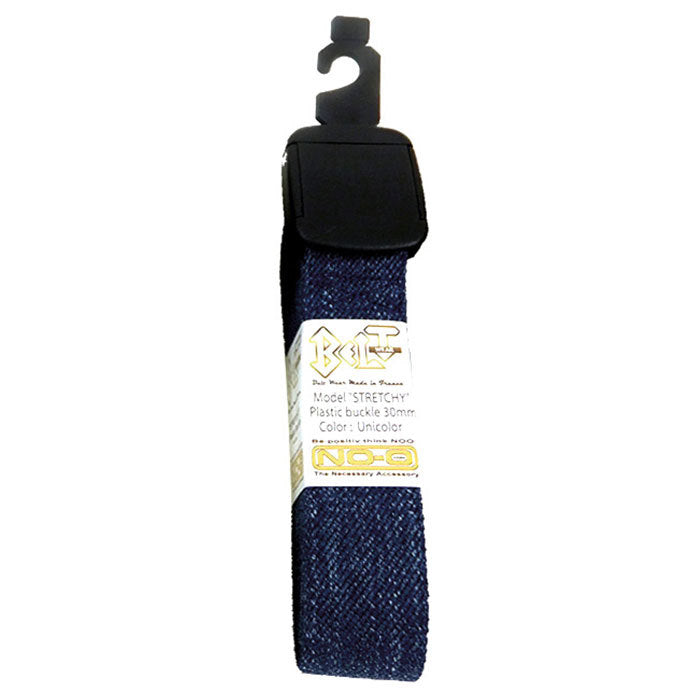 Gürtel Stretch mit Plastikschnalle (CE34), blau