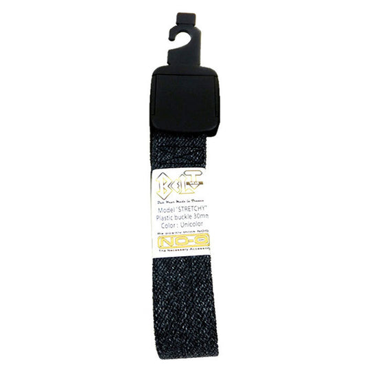 Gürtel Stretch mit Plastikschnalle (CE34), grau