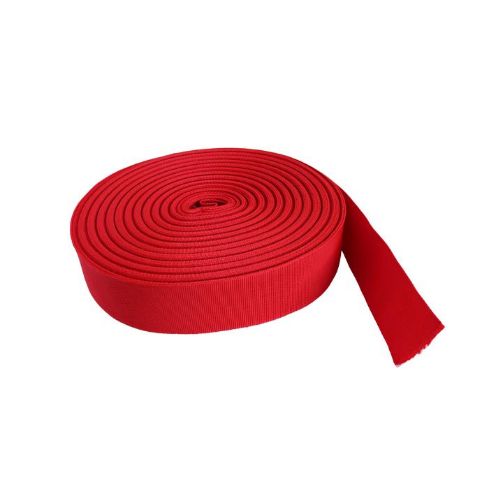 Rodelgurt 6cm breit, 50m Rolle, rot