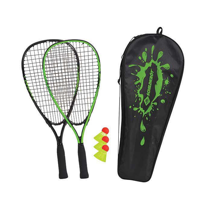 Speedbadminton Set Carrybag black/neon-green (970906)