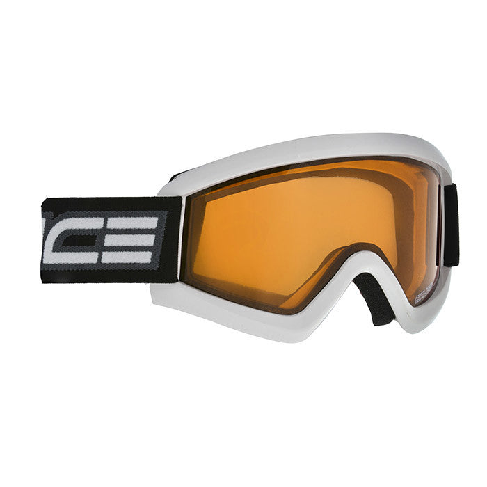 Skibrille 996DA, white -amber
