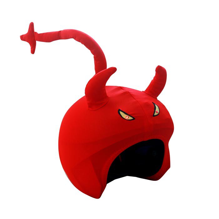 COOLCASC Helmüberzieher mit LED Devil