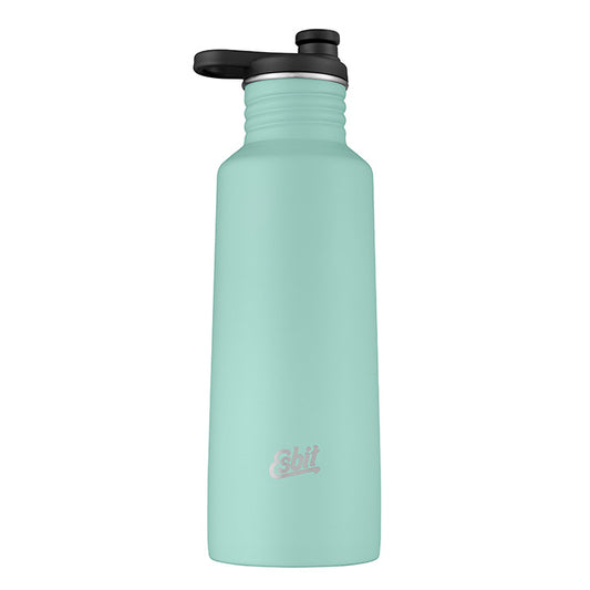 PICTOR Sporttrinkflasche, 750ML, Lind Green, mit Extra Verschluss
