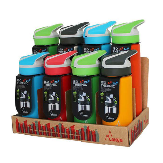 Display 6 S/S thermo bottle Summit-1L