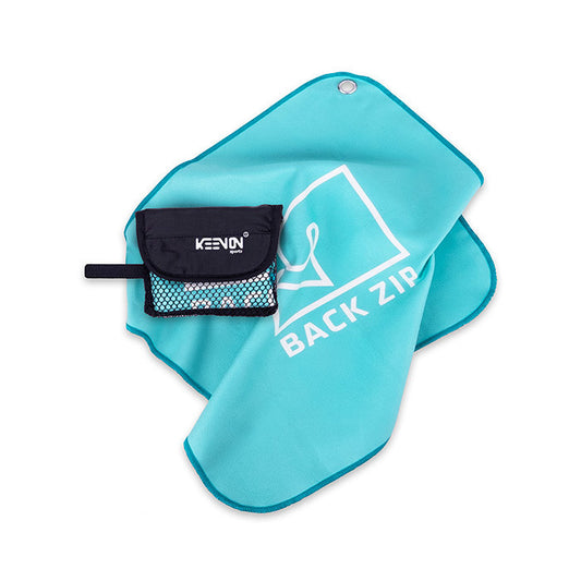 Back Zip Towel ELEGANCE BLUE