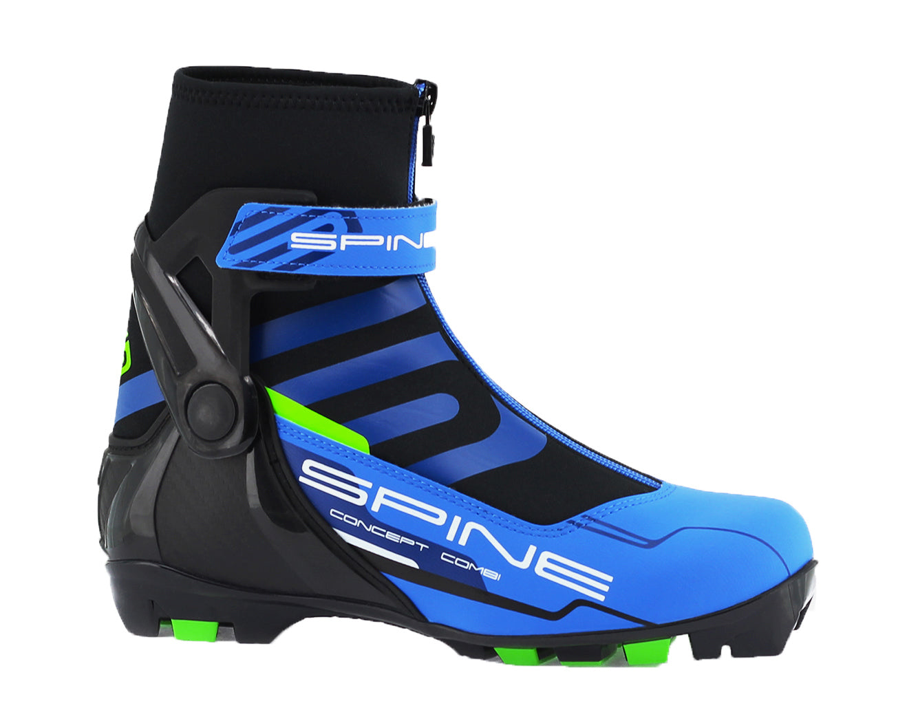 LL-Schuh Spine Concept Combi, schwarz-blau, Gr. 47