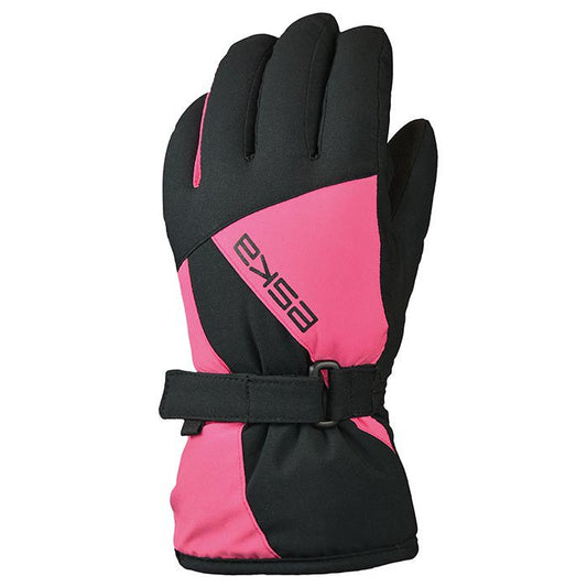 Fauster LEXOR MITT, black fuchsia purple, 8-10 Jahre