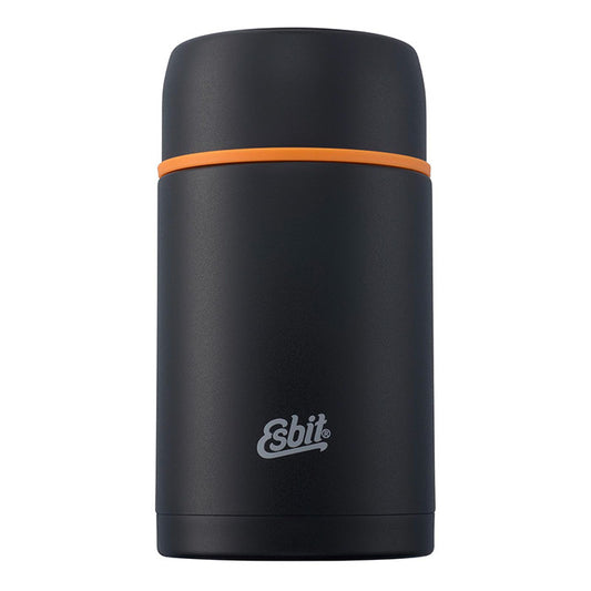 Edelstahl Thermobehälter "Food", 1L, Schwarz