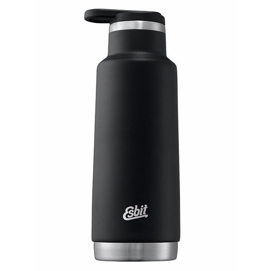 PICTOR Edelstahl Isolierflasche "Standard Mouth", 550ml, Schwarz