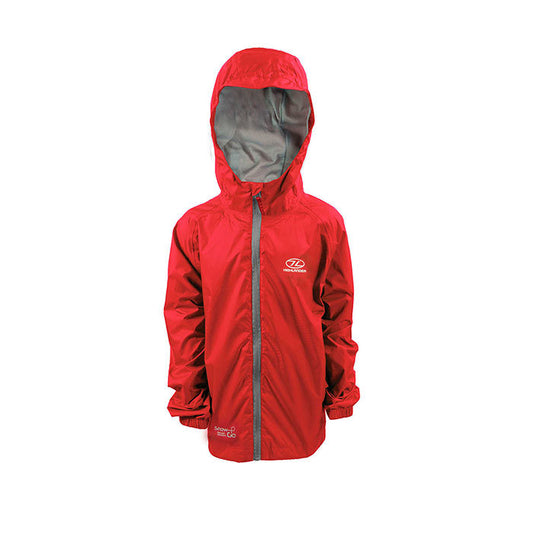 Regenjacke STOW and GO Kids, rot, 5-6 Jahre
