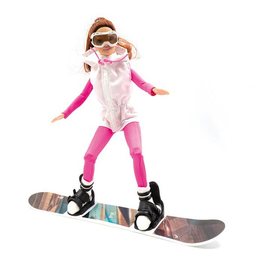 Sarah Katharina mit Snowboard