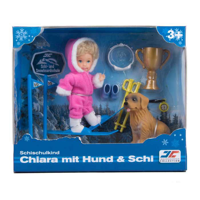 Puppe Chiara mit Hund