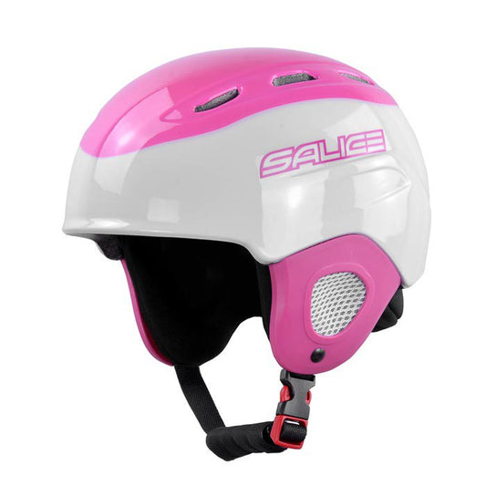 Salice Helm Kid, white-fuchsia, 48-56cm