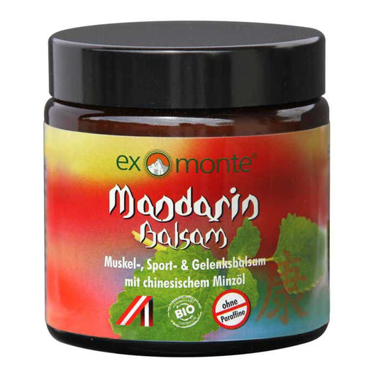 Mandarin Muskelbalsam 100ml im Glas, paraffinfrei