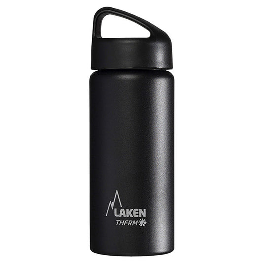 St. steel thermo bottle 18/8  - 0,5L  - Black