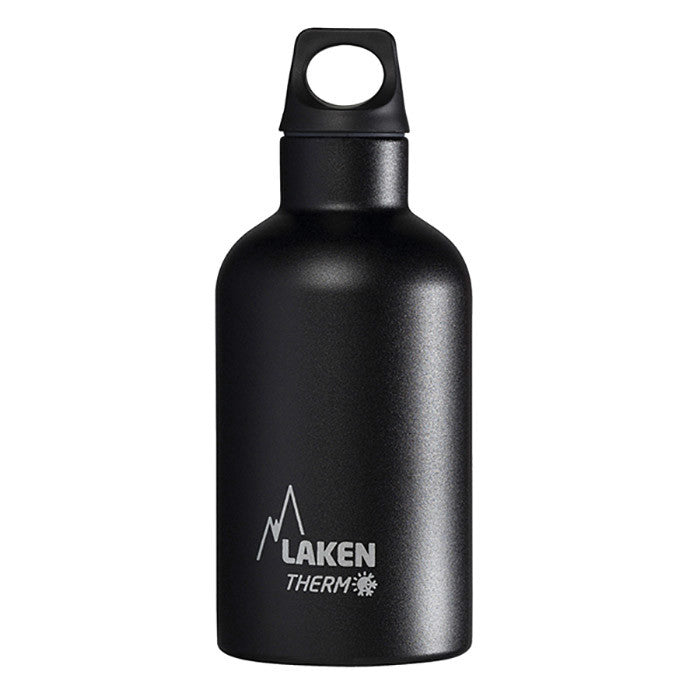 St. steel thermo bottle 18/8  - 0,35L  - Black